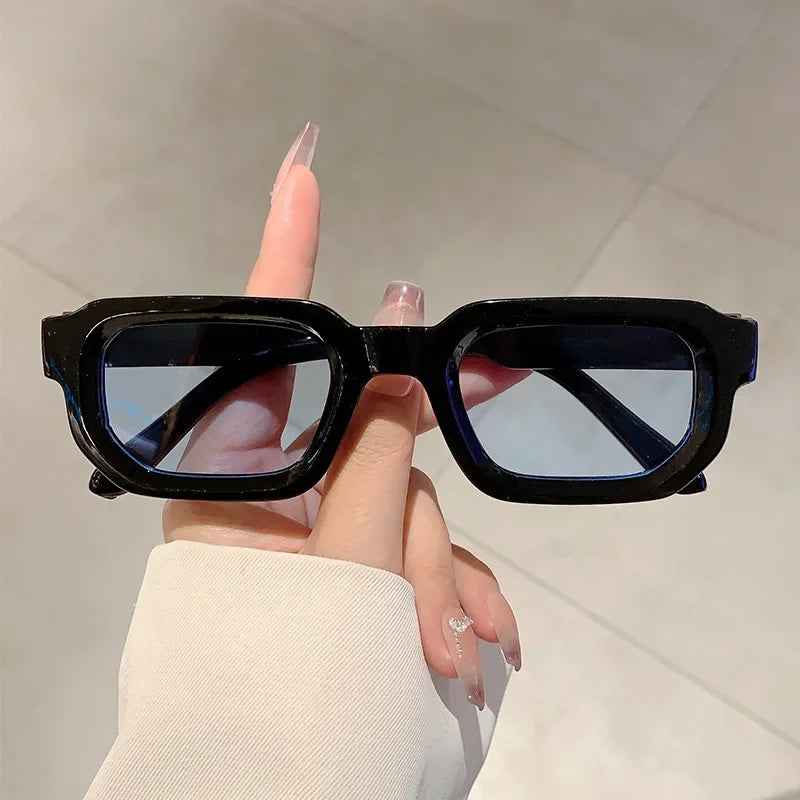 Beaira New Men Vintage Rectangle Frame Sunglasses Fashion Retro Sun Glasses Luxury Brand Design Glasses UV400 Eyewear Women Goggles