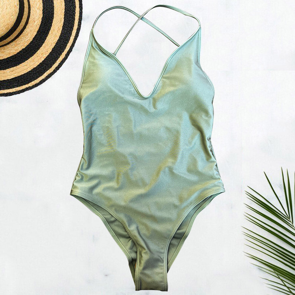 Beaira Solid One Piece Swimsuit Women Swimwear 2025 New Bikini Sexy Bodysuit Plus Size Bathing Suit Swimming Suit maillot de bain femme