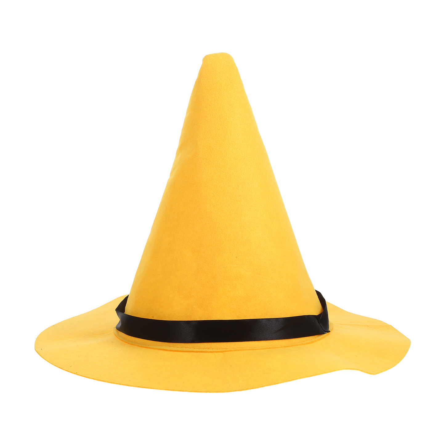 Beaira Large Brim Witch Hat Halloween Costumes Cosplay Ornament Party Yellow Felt Cloth