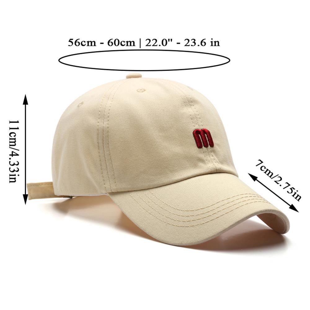 Beaira Fashion washed Cotton Baseball Caps Korean Version Letter Embroidery women Men Hat Spring And Autumn Breathable Sunscreen Cap