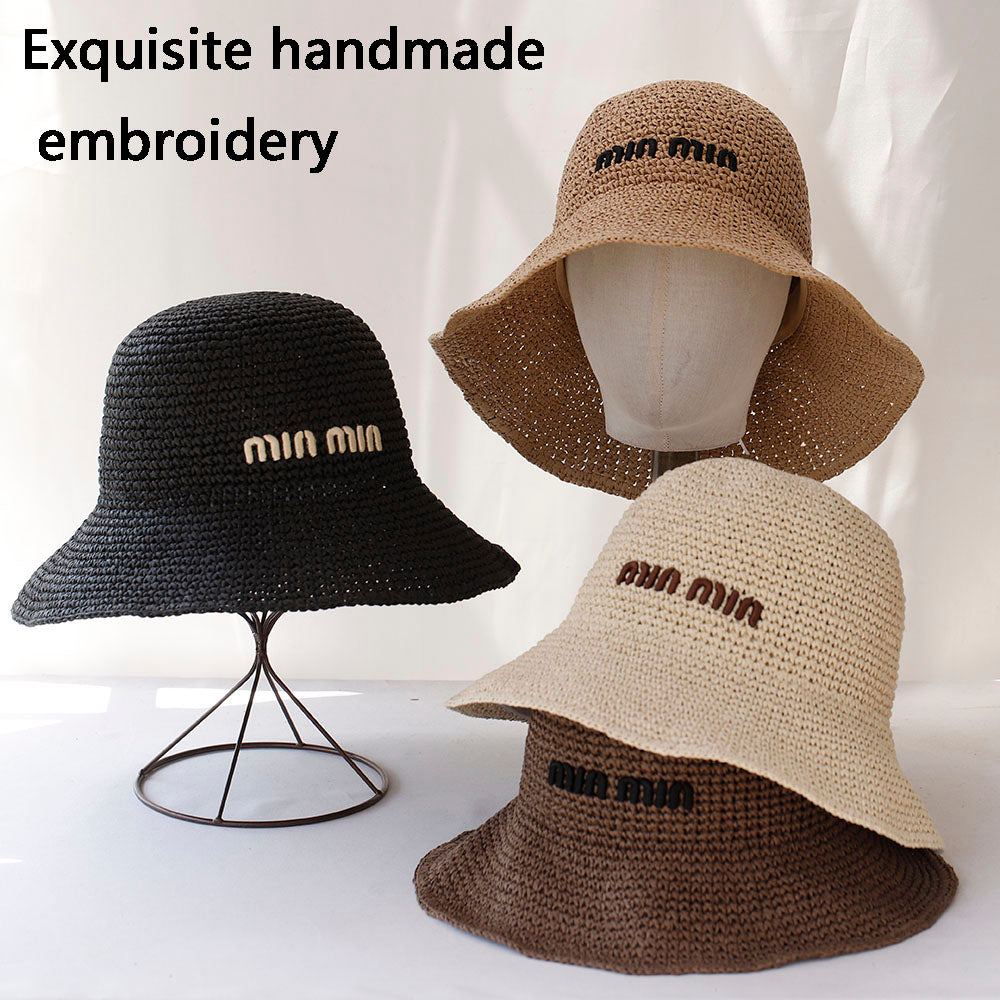 Beaira NEW Women Sun Hat Wide Large Brim Beach Hats Womens fashion Straw Hat Foldable Sun Hat Chapeau Femme Beach UV Protection Cap