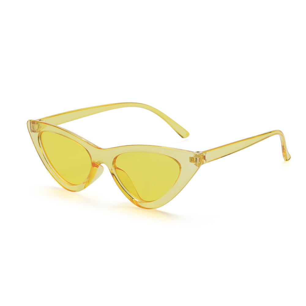 Beaira New Small Cat Eye Sunglasses Women Men Trendy Vintage Shades Eyewear Fashion Driving Cycling Sunglasses Half-frame Sun Glasses
