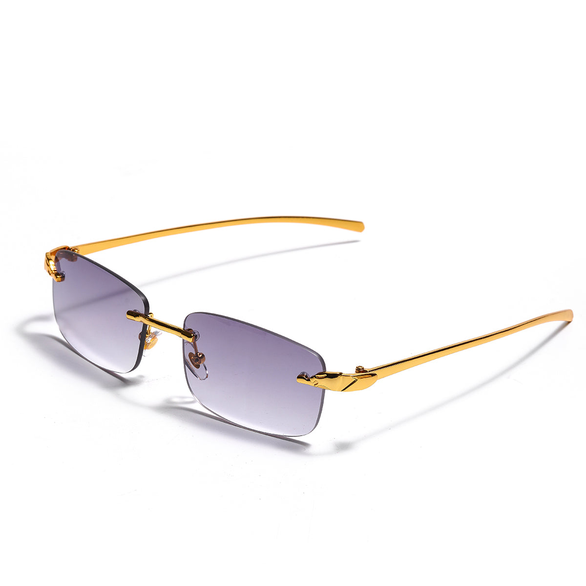 Beaira Ruiao rimless sunglasses UV400 fashion square metal glasses for men women designer man's brand sun glasses shades for outdoor