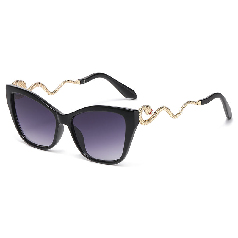 Beaira Retro Cat Eye Sunglasses Women Large Frame Gradient Fashion Brand Sun Glasses Punk Unisex Stylish Shades UV400 Eyewear