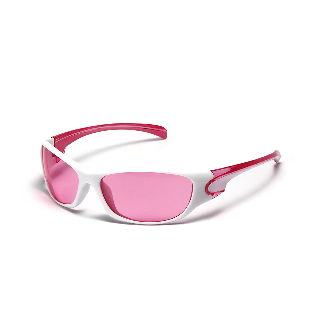 Beaira Y2K Silver Sunglasses Color Hollowed Out Future Sense Of Technology Hot Girls Net Red Sunglasses Women Sunglasses Trendy Men