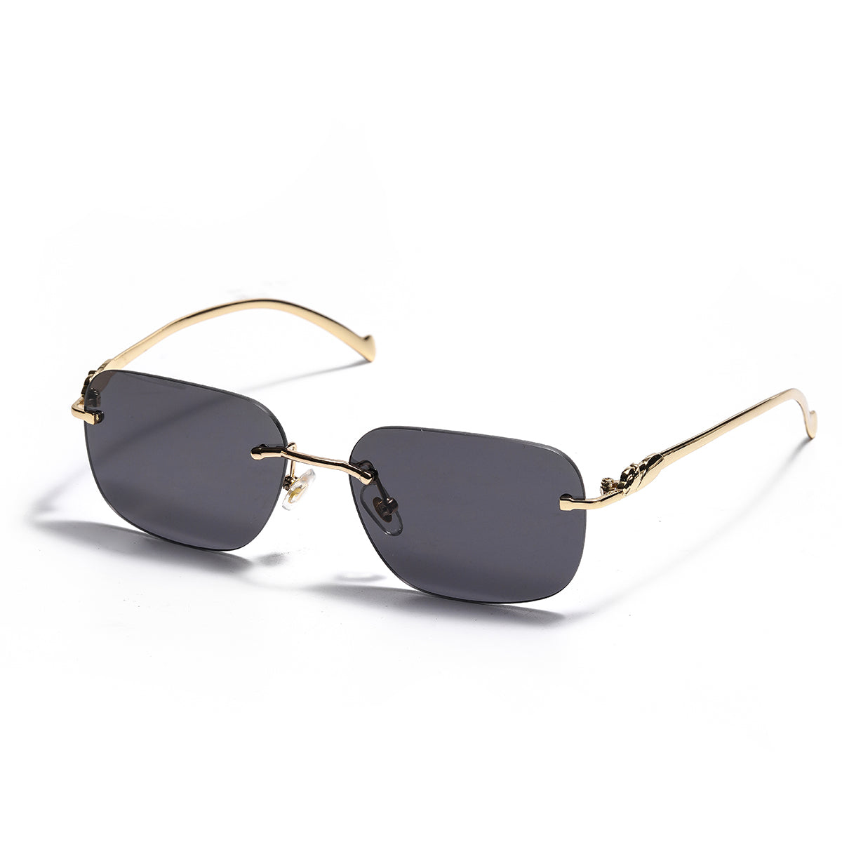 Beaira Ruiao rimless sunglasses UV400 fashion square metal glasses for men women designer man's brand sun glasses shades for outdoor