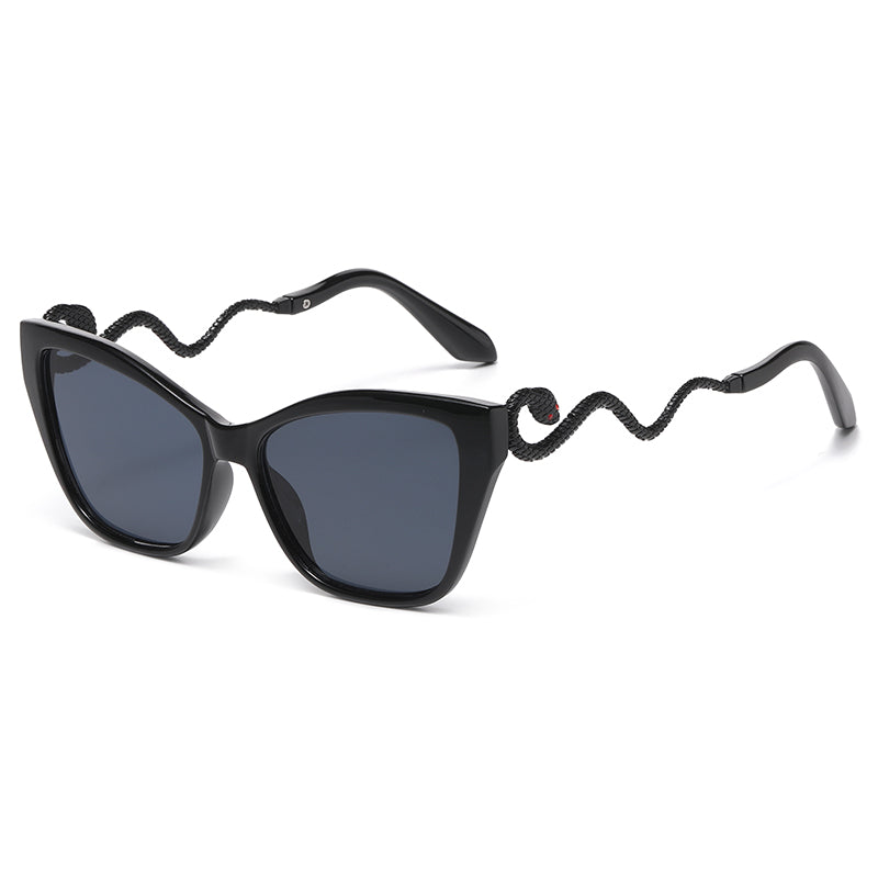 Beaira Retro Cat Eye Sunglasses Women Large Frame Gradient Fashion Brand Sun Glasses Punk Unisex Stylish Shades UV400 Eyewear