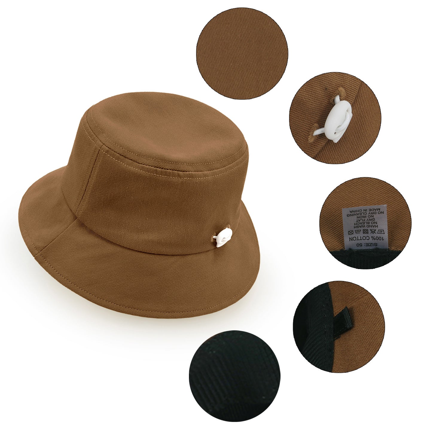 Beaira Summer Children's Hat Fisherman Cap Boys and Girls Baby Panama Cap Cotton Outdoor Vacation Anti UV Protection Bucket Hat