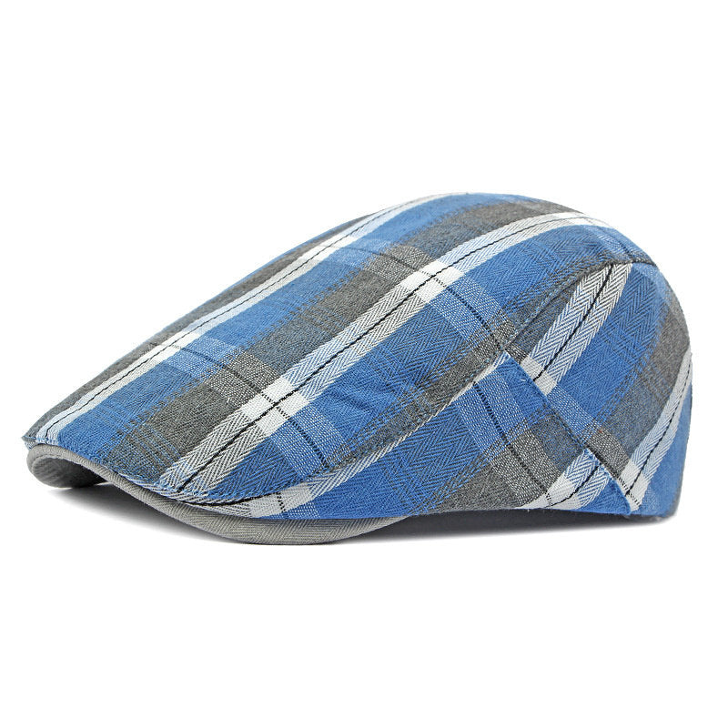 Beaira Four Seasons Polyester Print Newsboy Caps Flat Peaked Cap Men and Women Painter Beret Hats