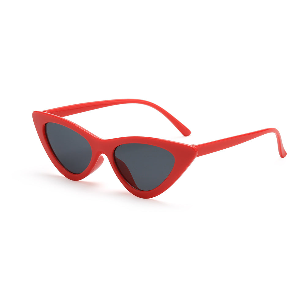 Beaira New Small Cat Eye Sunglasses Women Men Trendy Vintage Shades Eyewear Fashion Driving Cycling Sunglasses Half-frame Sun Glasses