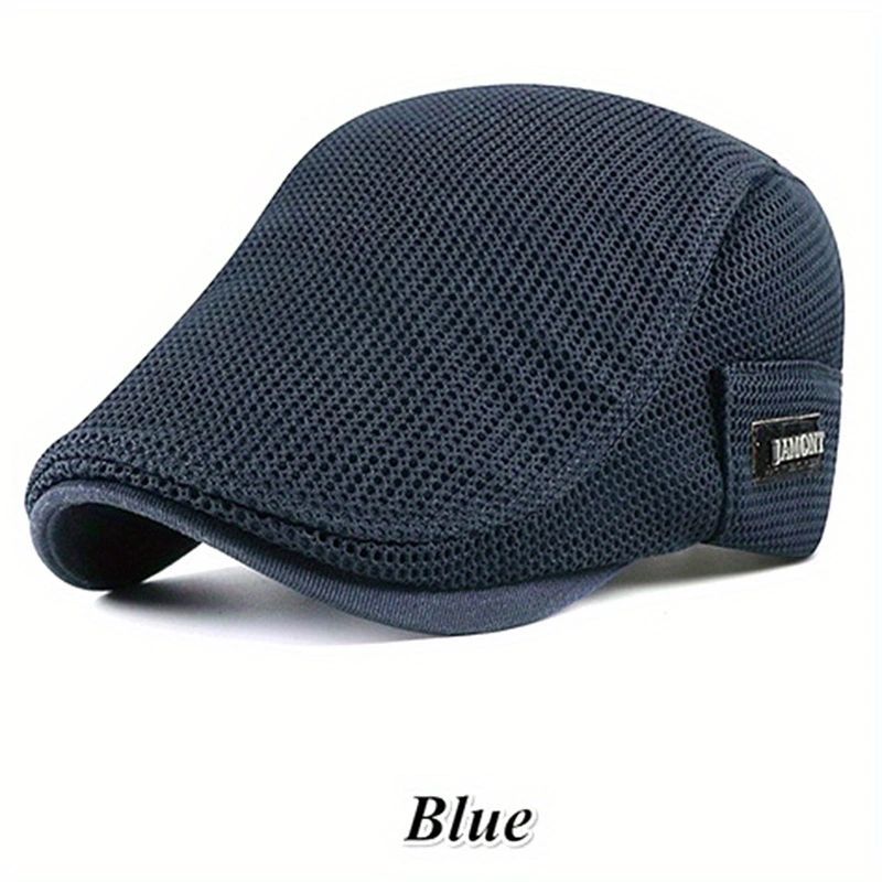 Beaira 1pc Summer new women's mesh cap Men's breathable beret women's thin breathable sun shield hat