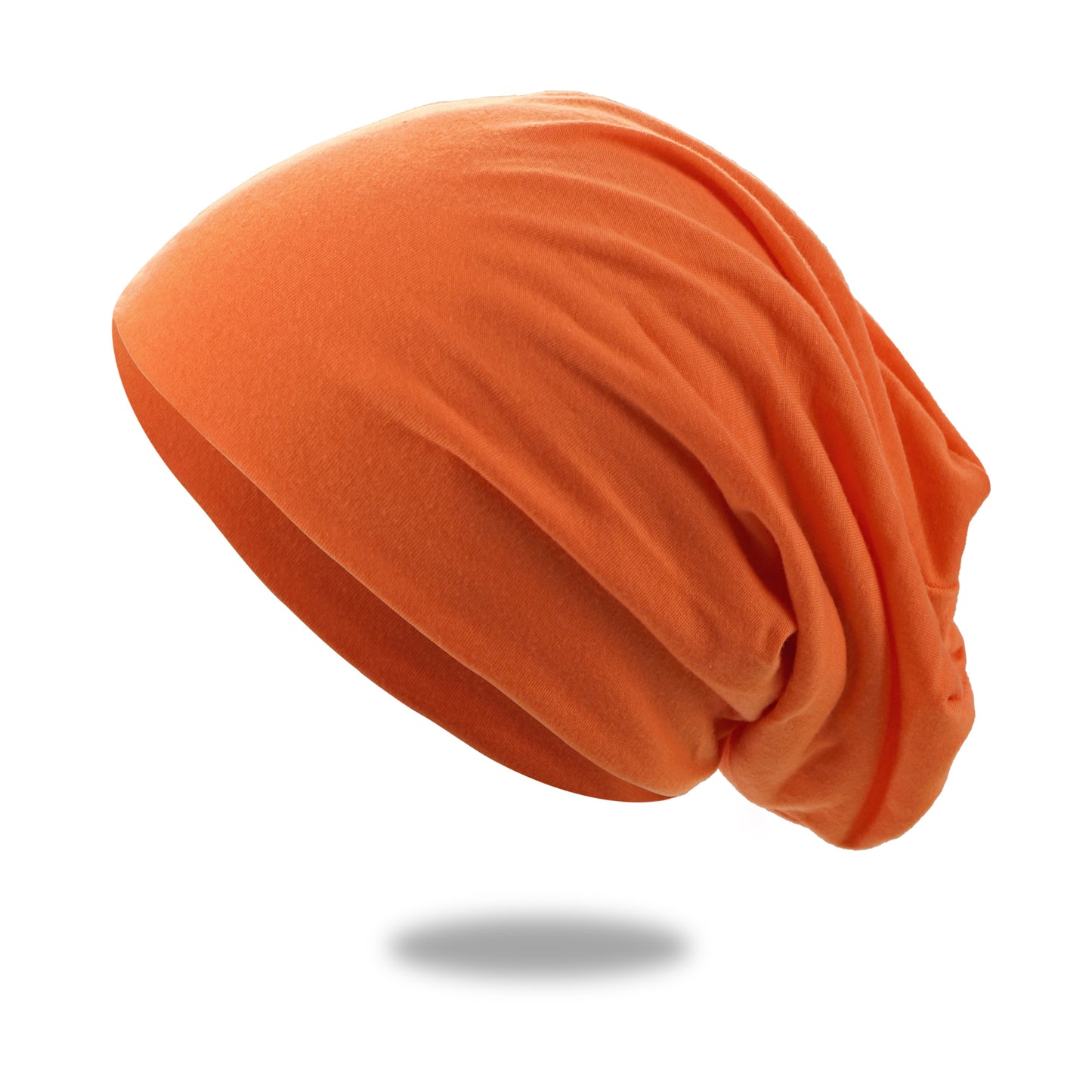 Beaira 1Pack Solid Color Unisex Men Women Slouchy Beanie Hip-Hop Soft Cotton Cap Lightweight Running Beanie Adult Dwarf Hat