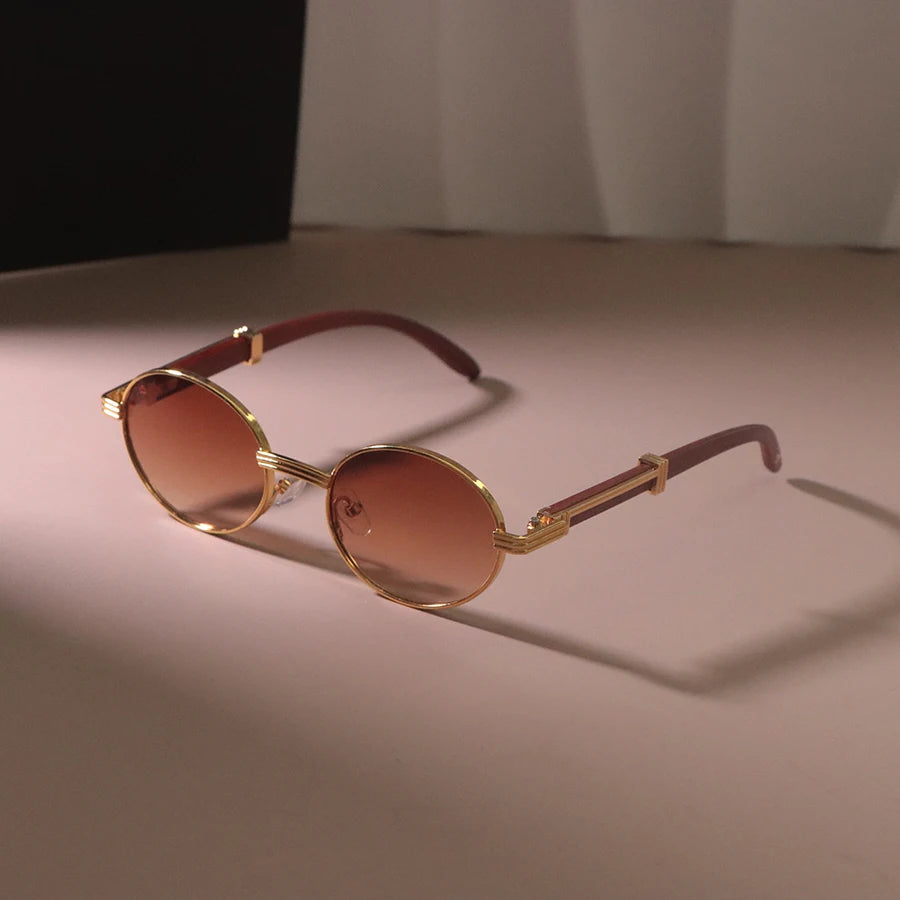 Beaira Casual Oval Round Sunglasses Women Men Sun Glasses Female Mirror Colors Designer Brand Fashion Luxurious Gradient Eyewear
