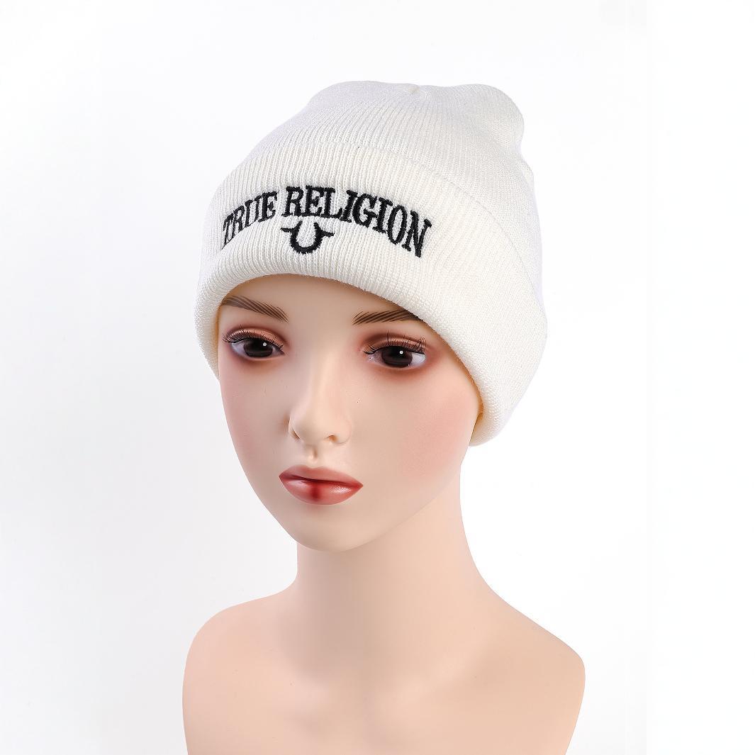 Beaira 1pc Personalized Letter Embroidery Casual Knitted Hat