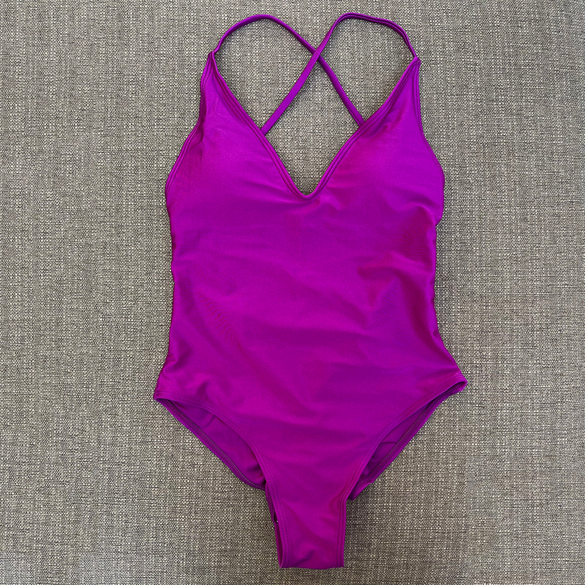 Beaira Sexy Padded One Piece Swimsuit Women Swimwear Solid Bathing Suit Monokini Swimming Suit Summer Beachwear maillot de bain femme