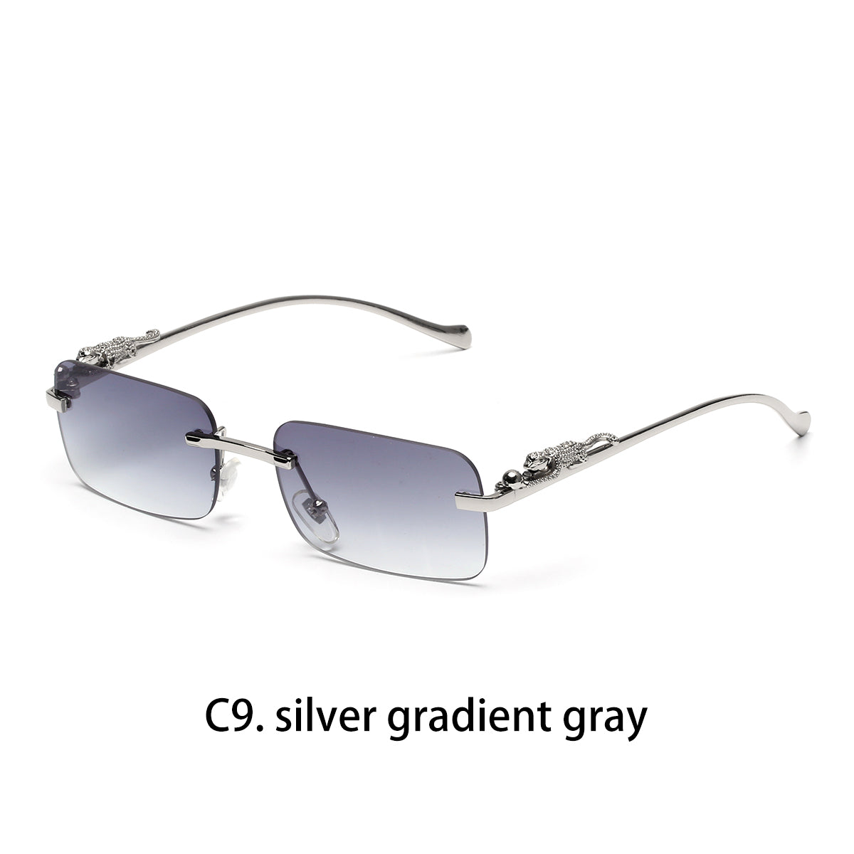 Beaira Ruiao rimless sunglasses UV400 fashion square metal glasses for men women designer man's brand sun glasses shades for outdoor