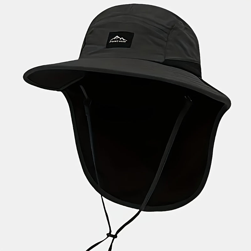Beaira Unisex Summer Wide Brim Waterproof and Quick-drying Panama Caps Outdoor Visor Bucket Hats Mesh Breathable Sun Hat with Neck Flap