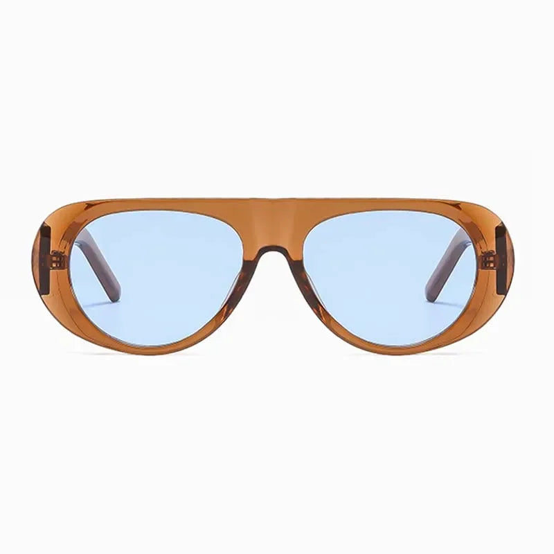 Beaira New Oval Sunglasses Women Men Cool Brand Designer Colorful Sun Glasses Female Male Plastic Big Frame Outdoor Eyewear