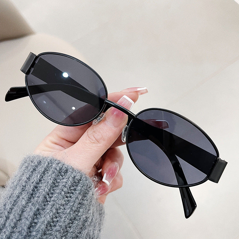 Beaira Fashion Oval Sunglasses Women Retro Trend Outdoor Metal Sun Glasses High Quality Classic Men Luxury Brand Eyewear UV400 Goggles