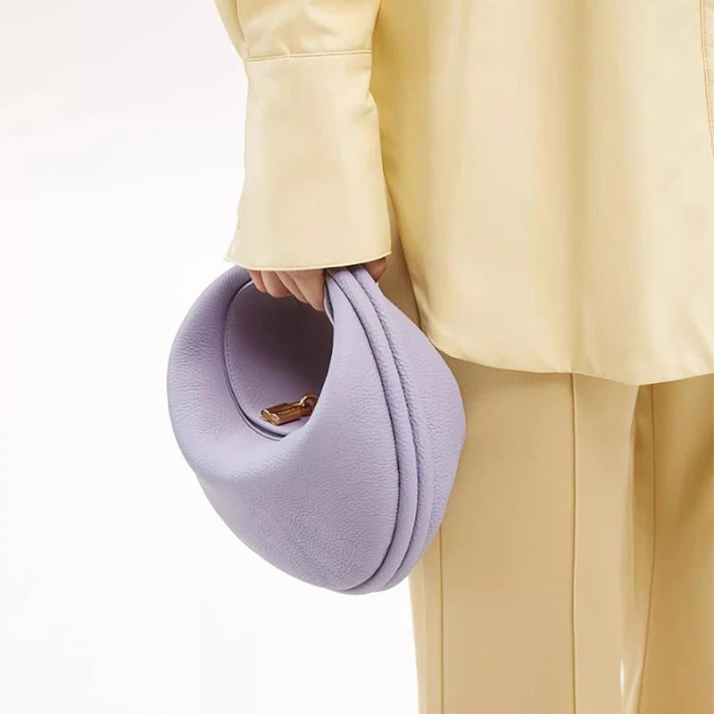 Beaira Luxury Crescent Moon Crossbody Underarm Shoulder Bag Simple Versatile Brand Design Handbag Ladies Commute Leather Hand Bags