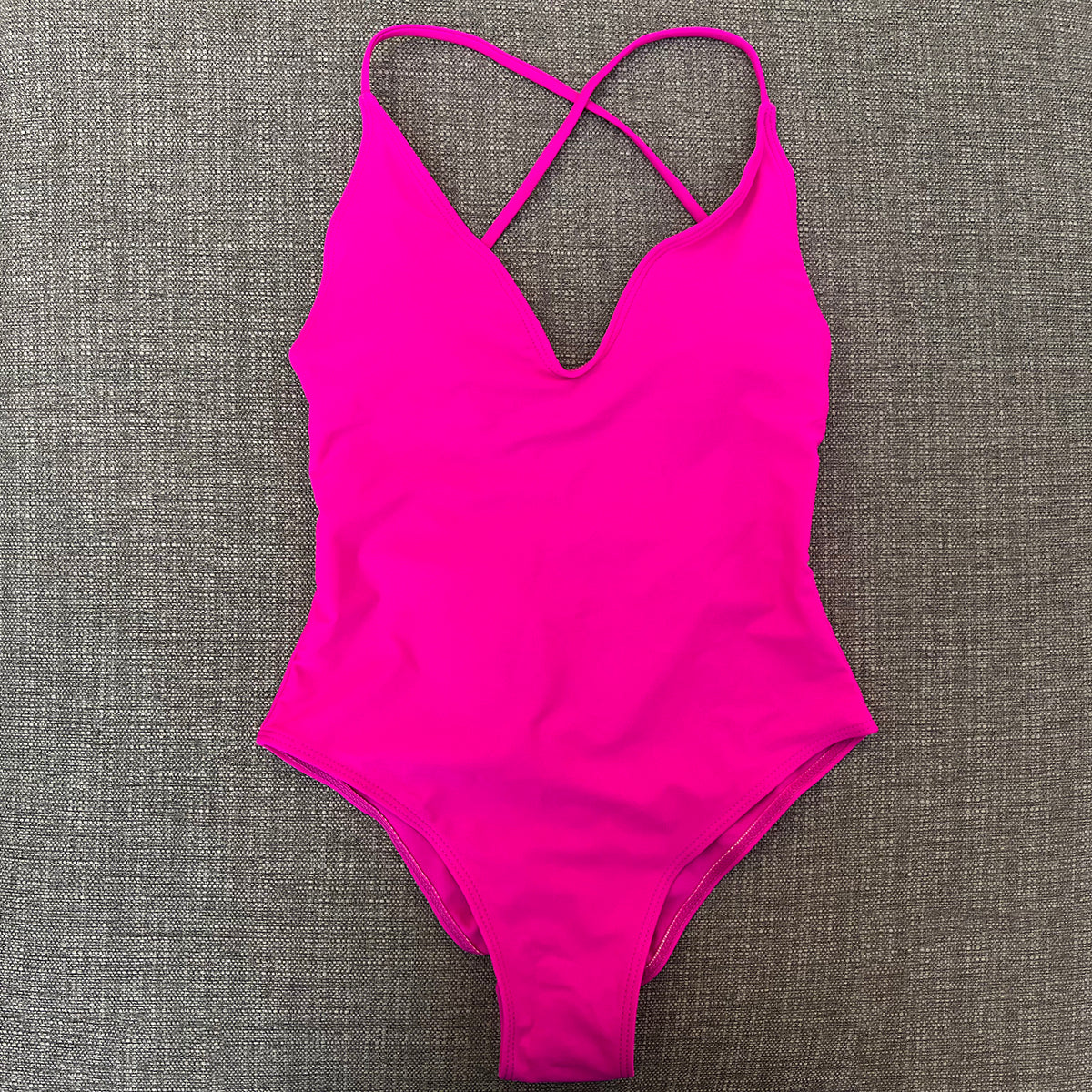Beaira Sexy Padded One Piece Swimsuit Women Swimwear Solid Bathing Suit Monokini Swimming Suit Summer Beachwear maillot de bain femme
