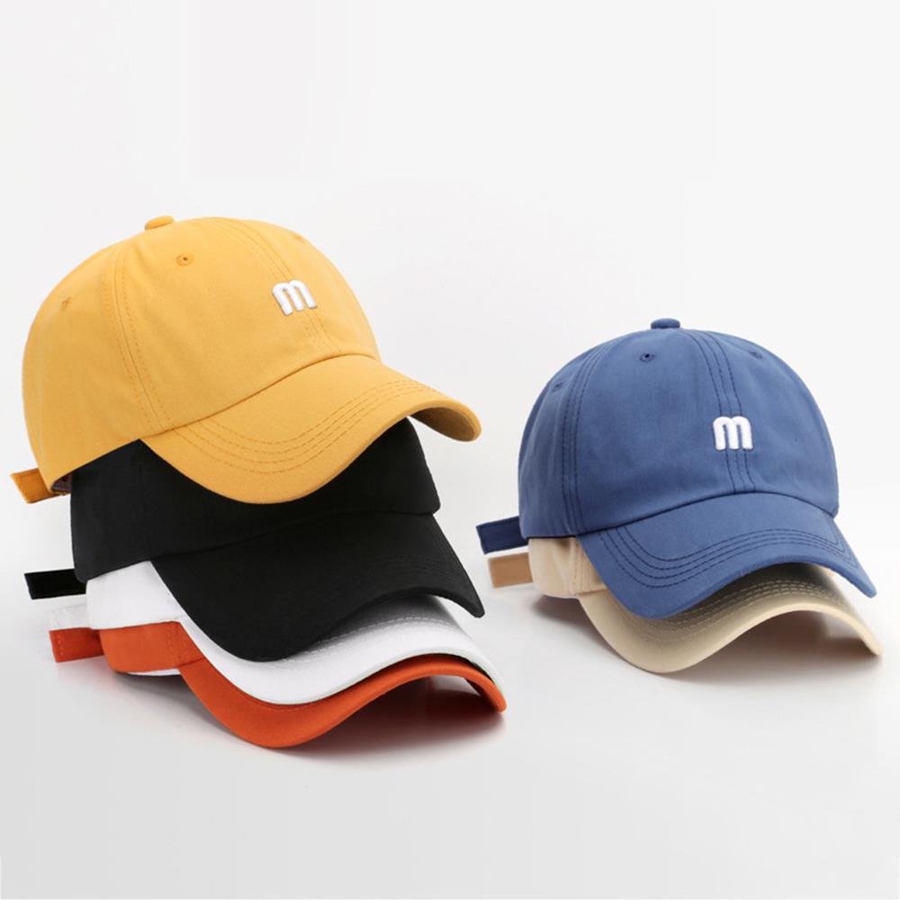 Beaira Fashion washed Cotton Baseball Caps Korean Version Letter Embroidery women Men Hat Spring And Autumn Breathable Sunscreen Cap