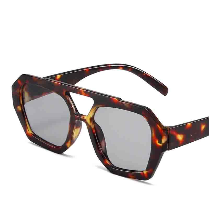 Beaira Fashion Vintage Square Sunglasses Women Men Double Beam Sun Glasses Punk Shades Luxury Brand Designer UV400 Goggles