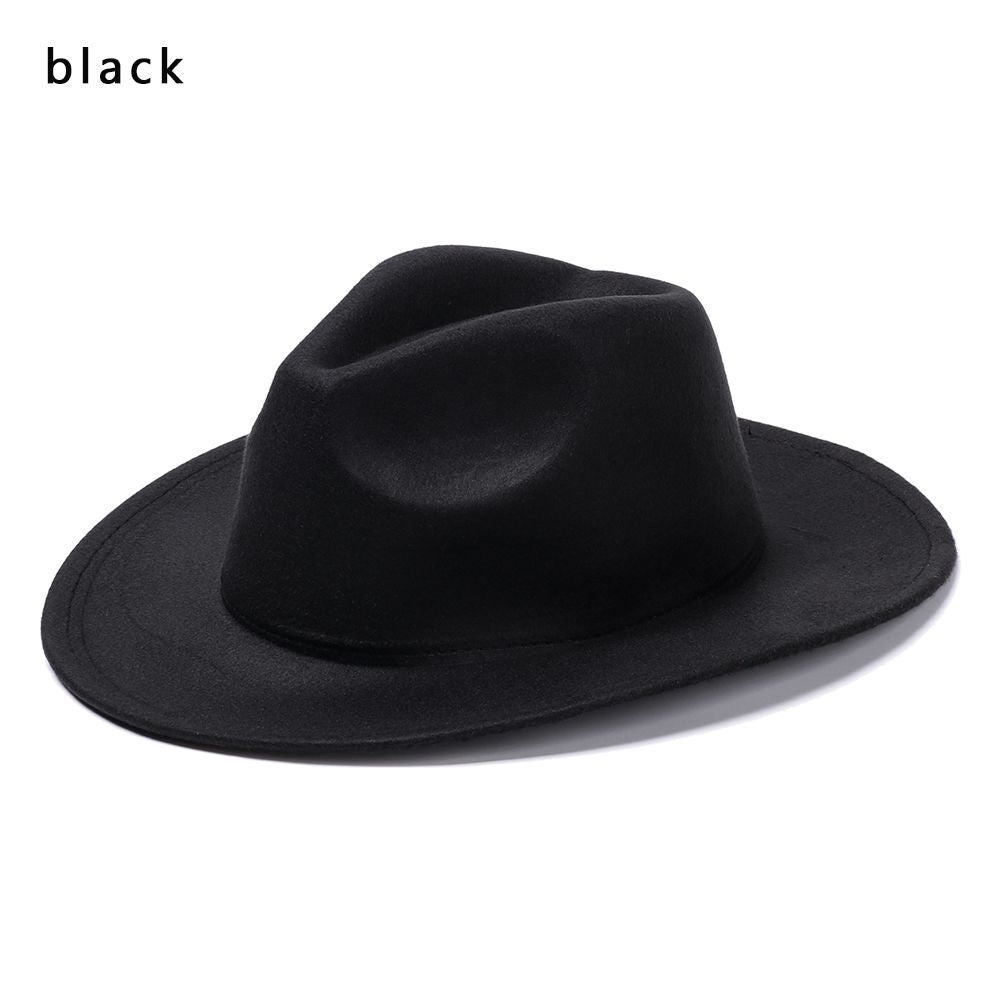 Beaira Western Cowboy Hat for Men Women Kids Fedora Outdoor Wide Brim Faux Leather Summer Wide Brim Beach Travel Cap Black White Pink