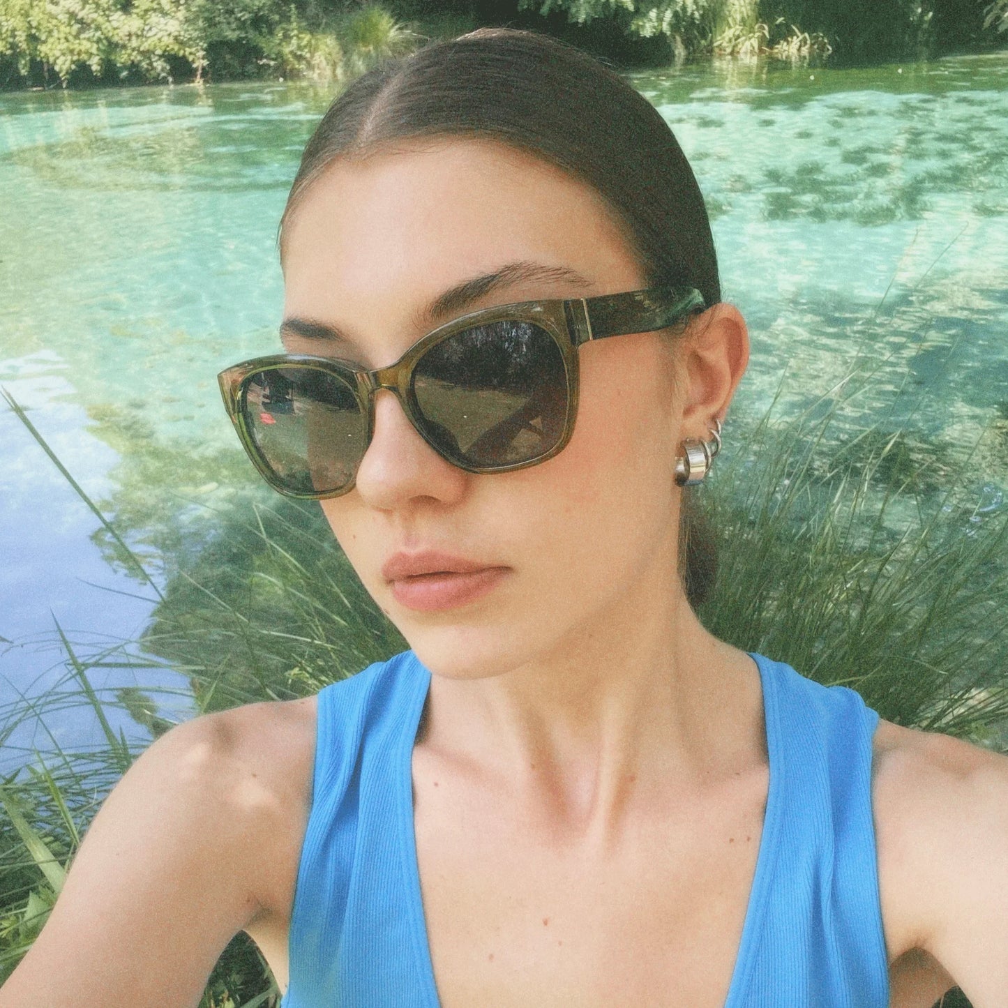 Beaira Sets Luxury Brand Sunglasses Women Outdoor Cat Eye Designe Sunshade Sun Glasses Retro Retro Gradient Eyeglasses UV400