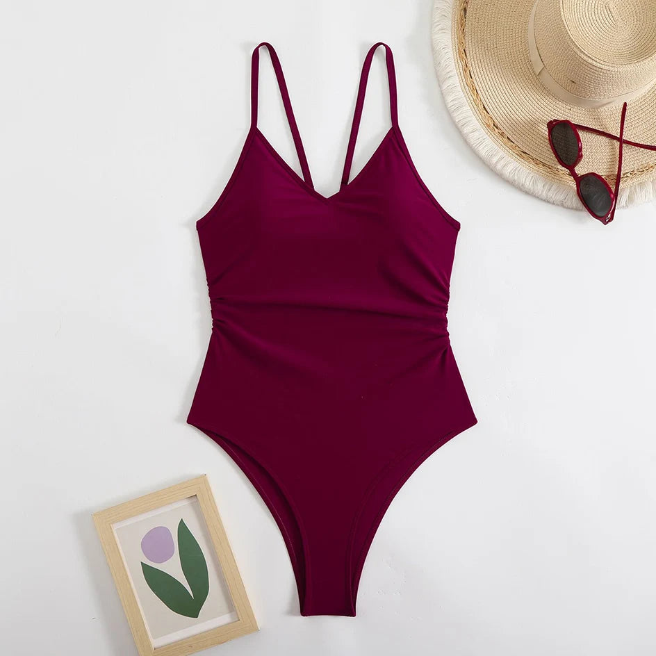 Beaira Sexy Bikinis Woman Swimwear One Piece Women's Swimsuit 2025 Female High Leg Bath Bathing Suits Swimming for Beach Wear Monokini