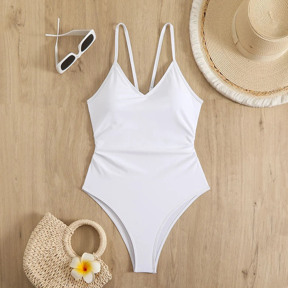 Beaira Sexy Bikinis Woman Swimwear One Piece Women's Swimsuit 2025 Female High Leg Bath Bathing Suits Swimming for Beach Wear Monokini