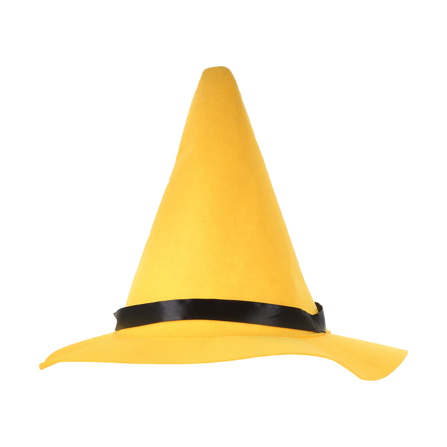 Beaira Large Brim Witch Hat Halloween Costumes Cosplay Ornament Party Yellow Felt Cloth