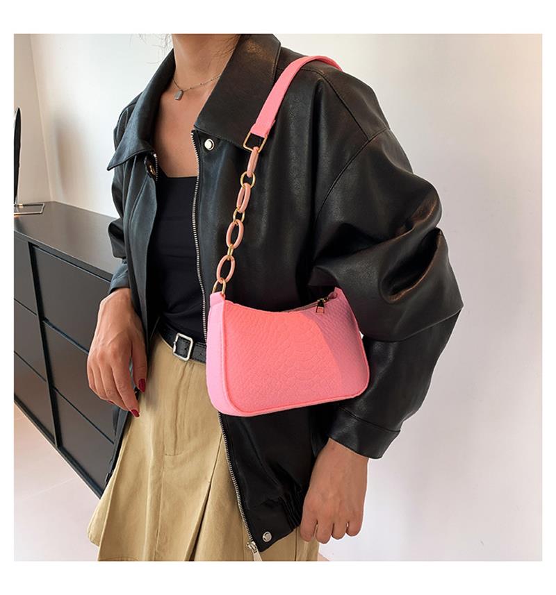 Beaira Retro Underarm Bag Solid Color Shoulder Bag Casual Purse Women Fashion Tote Handbag
