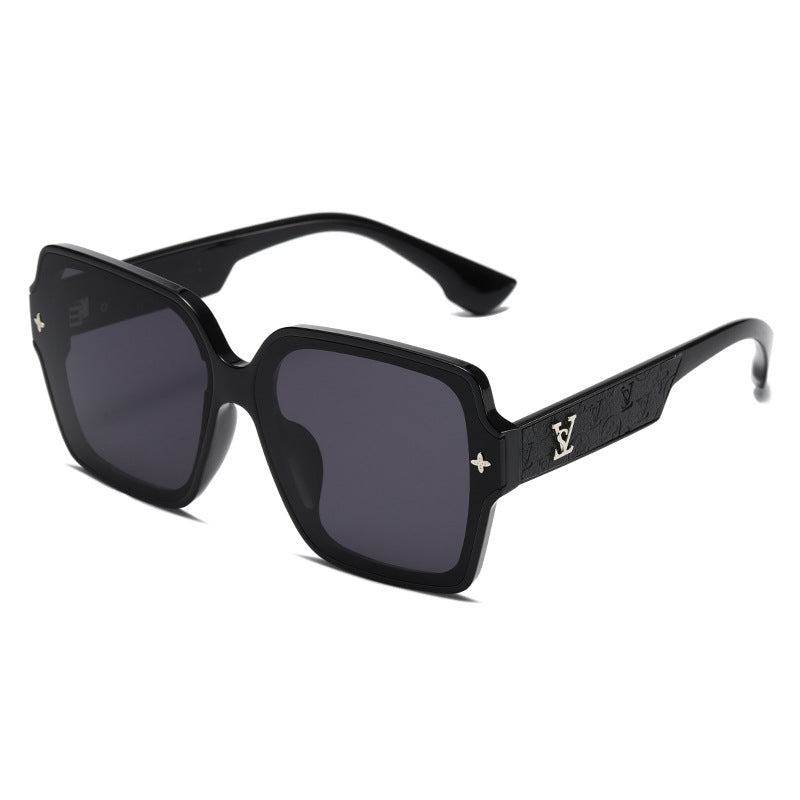 Beaira New fashion square frame sunglasses for women luxury sunglasses UV protection large frame all-match glasses