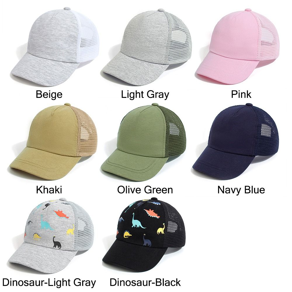 Beaira Printed Dinosaur Kids Sun Hat Toddler Baseball Hat for Baby Boys Girls Cap Age 0-5Y Sun Hat