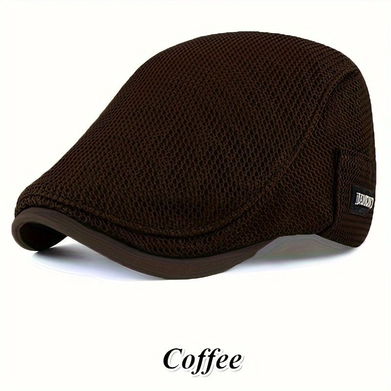 Beaira 1pc Summer new women's mesh cap Men's breathable beret women's thin breathable sun shield hat