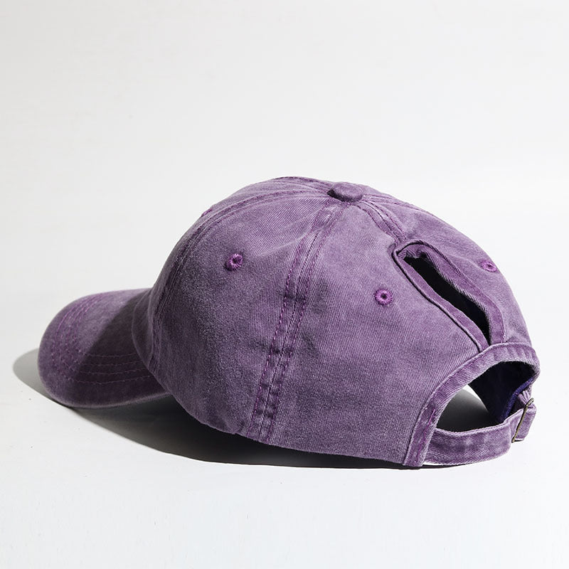 Beaira High Ponytail Baseball Cap for Women Spring Summer Sun Hat Running Snapback Hat Messy High Bun Women's Caps Female