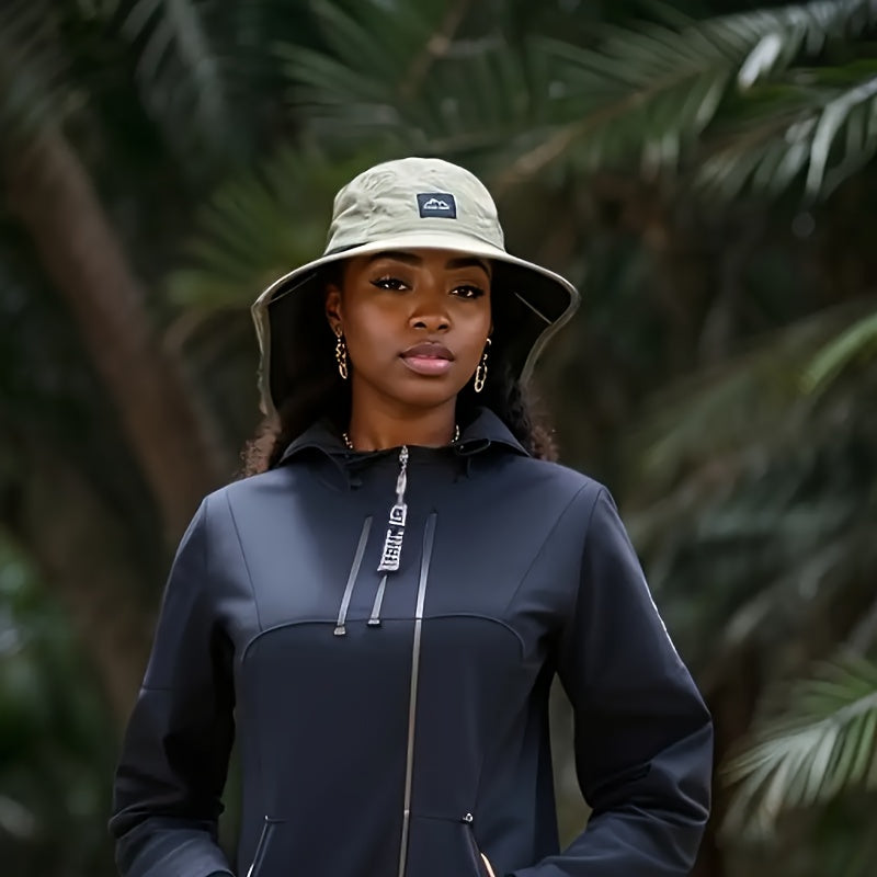 Beaira Unisex Summer Wide Brim Waterproof and Quick-drying Panama Caps Outdoor Visor Bucket Hats Mesh Breathable Sun Hat with Neck Flap
