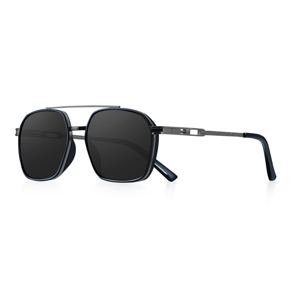 Beaira Polygon Polarized Sunglasses Men Outdoor Fishing Pilot Sun Glasses Male Vintage Retro Punk Shades Female UV Protection