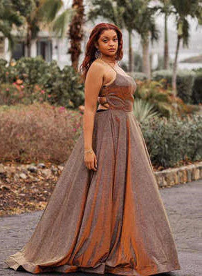 Simple Plus Size Scoop Spaghetti Straps Satin Prom Dresses Long Cheap Evening Gowns