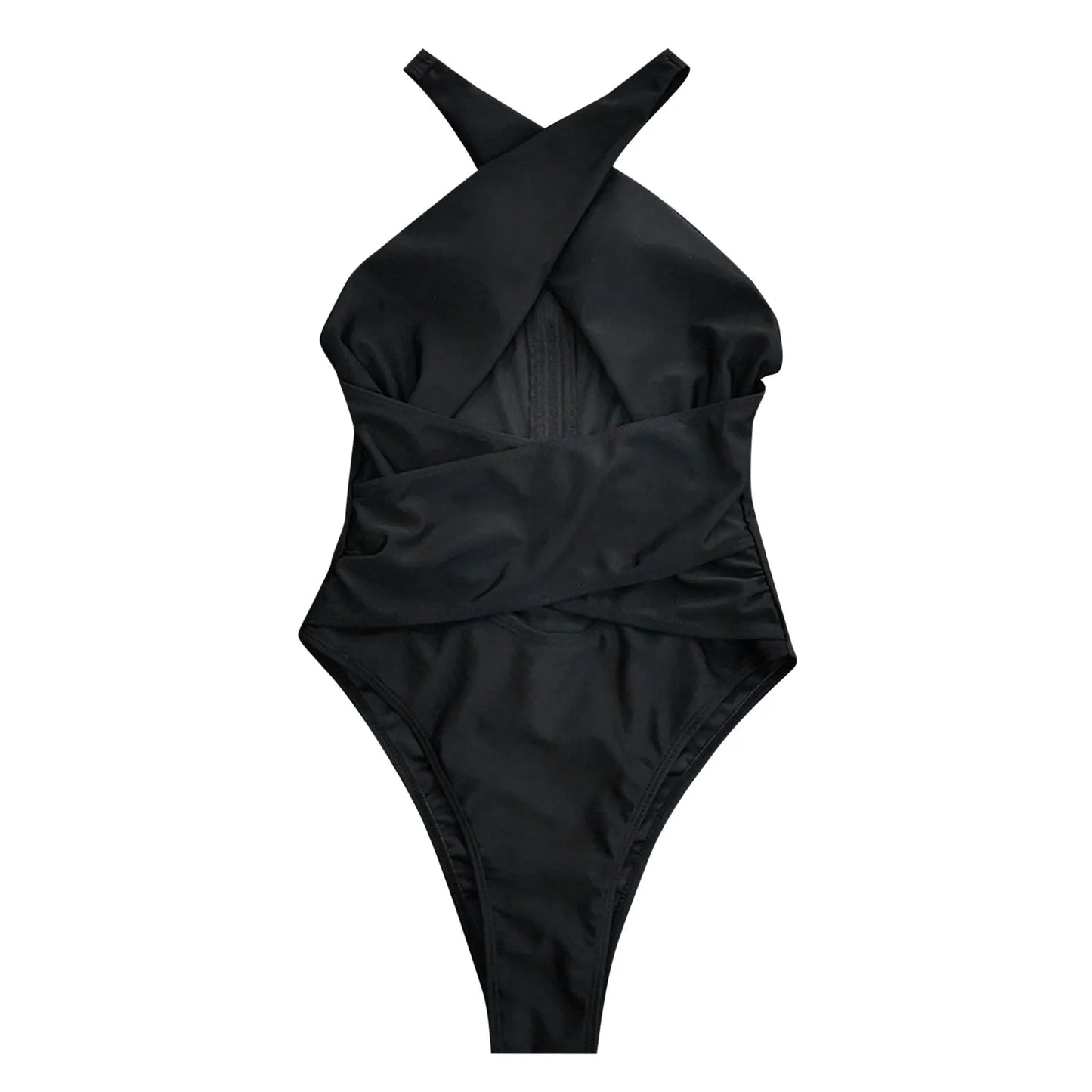 Beaira Swimwear For Women Trendy New Women'S Backless Swimsuit Solid Color Bikini One Piecess Camisole Swimwear Plus Size Women