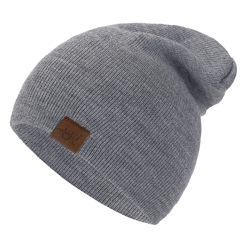 Beaira Unisex Beanie Hat URGENTMAN Casual Beanie For Men & Women Warm Soft Knitted Hat Stylish Plain Daily Winter Hat