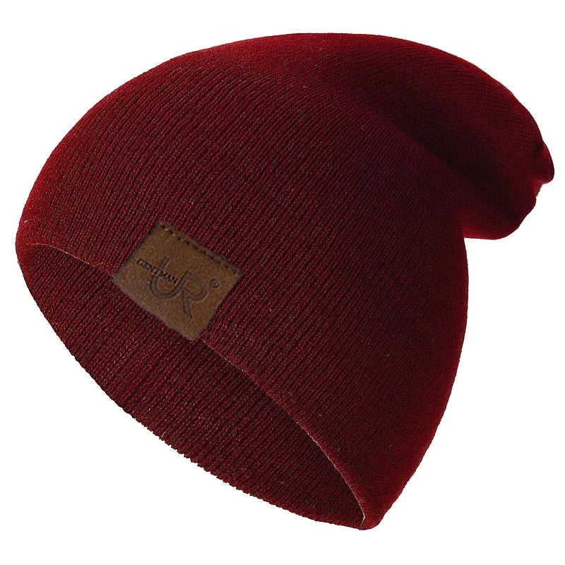 Beaira Unisex Beanie Hat URGENTMAN Casual Beanie For Men & Women Warm Soft Knitted Hat Stylish Plain Daily Winter Hat