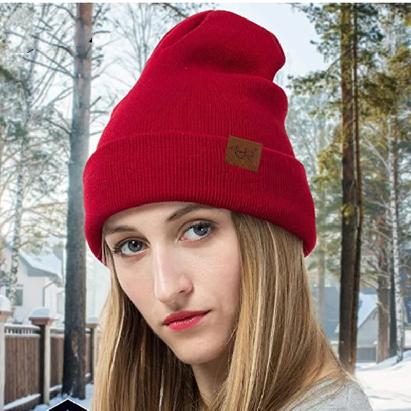 Beaira Unisex Beanie Hat URGENTMAN Casual Beanie For Men & Women Warm Soft Knitted Hat Stylish Plain Daily Winter Hat