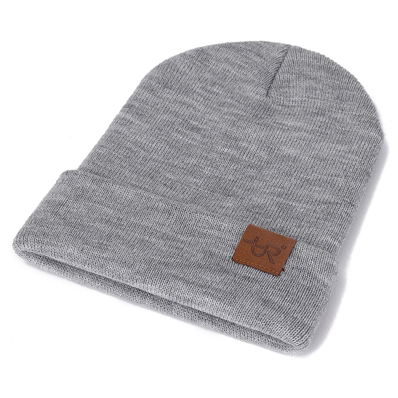 Beaira Unisex Beanie Hat URGENTMAN Casual Beanie For Men & Women Warm Soft Knitted Hat Stylish Plain Daily Winter Hat