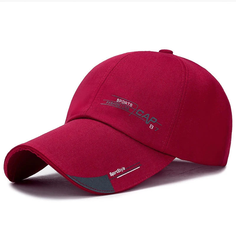 Beaira Unisex Simple Baseball Cap Sports Cap Spring and Summer Outdoor Sun Hat Adjustable Hip-Hop Hats for Men Women Sunscreen Hat