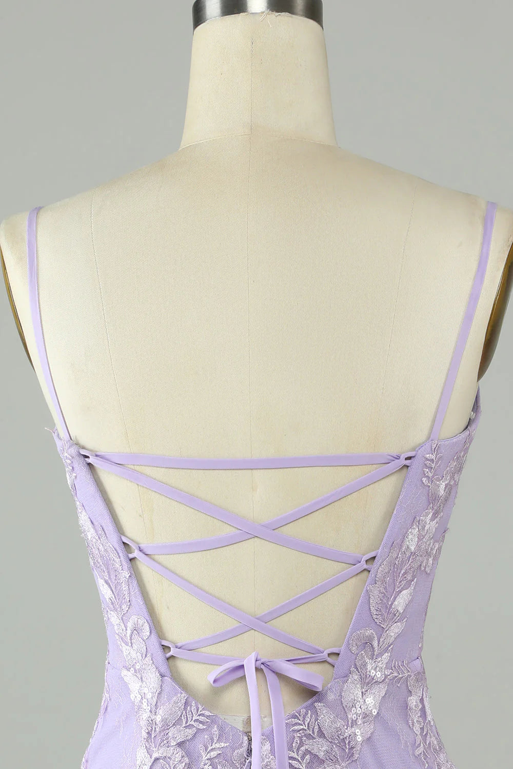 Vintage Sheath Spaghetti Straps Satin Short Homecoming Dresses with Applique