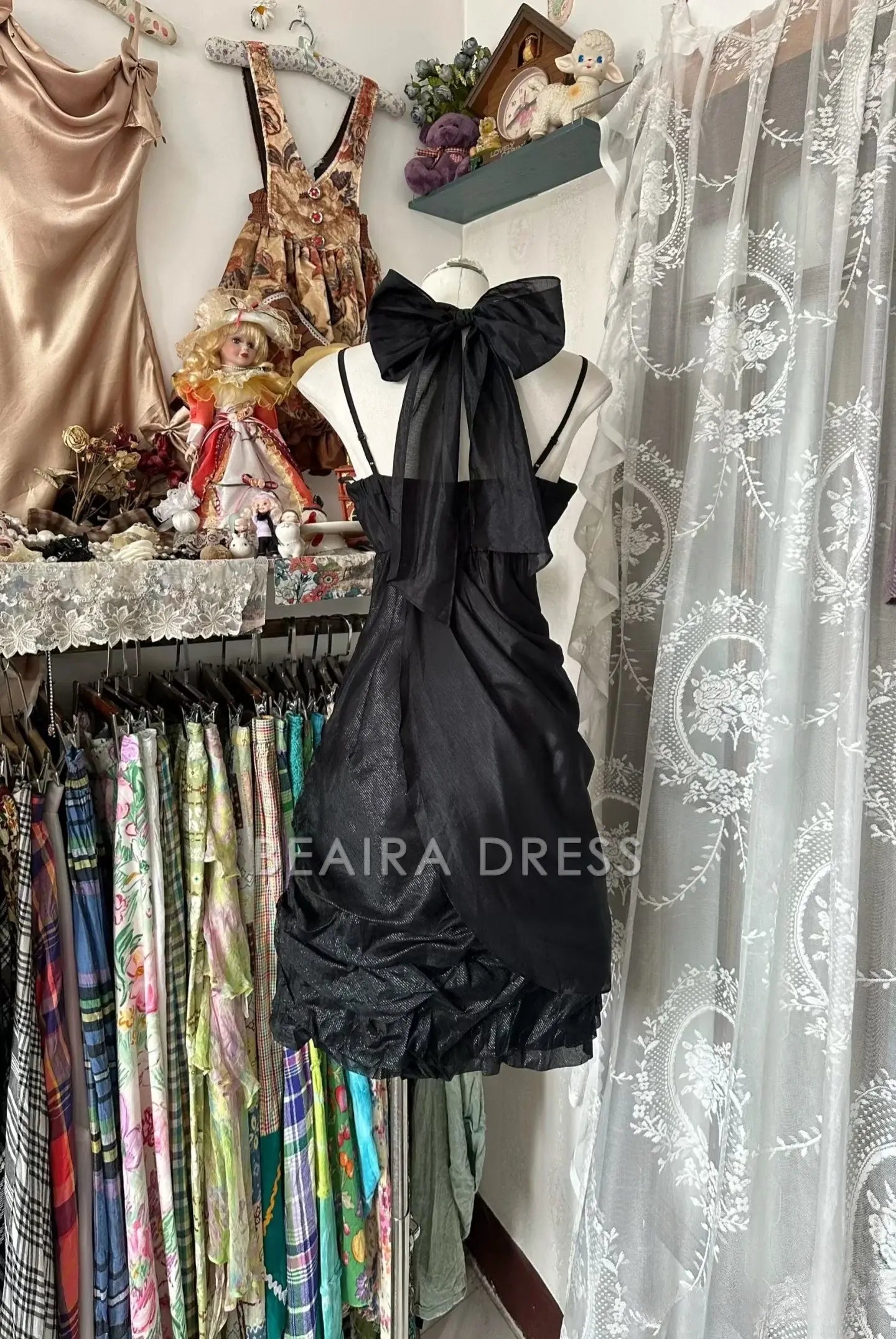 Beaira Vintage Fashion A Line Black Short Length Homecoing Birthday Dress Prom Dresses