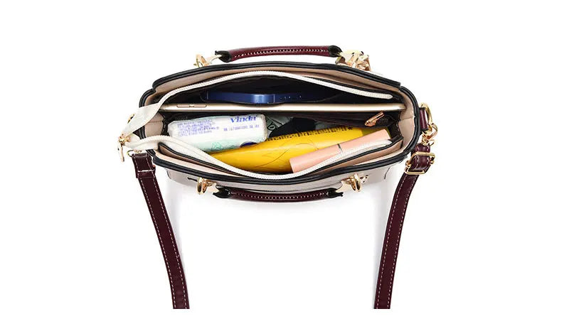 Beaira Woman shoulder bag Large capacity Handbag for Women Crossbody bag Lychee pattern Portable bucket bag ladies messenger bags