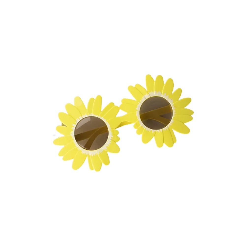 Beaira Women Party Sunglasses Cute Sun Flower Daisy Sun Glasses Funny Birthday Party Picnic Cosplay Eyewear Creative Decorative Glasses